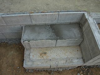 テラス階段1